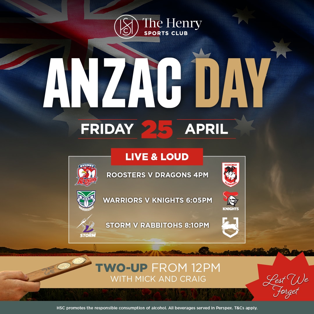 Anzac Day at The Henry