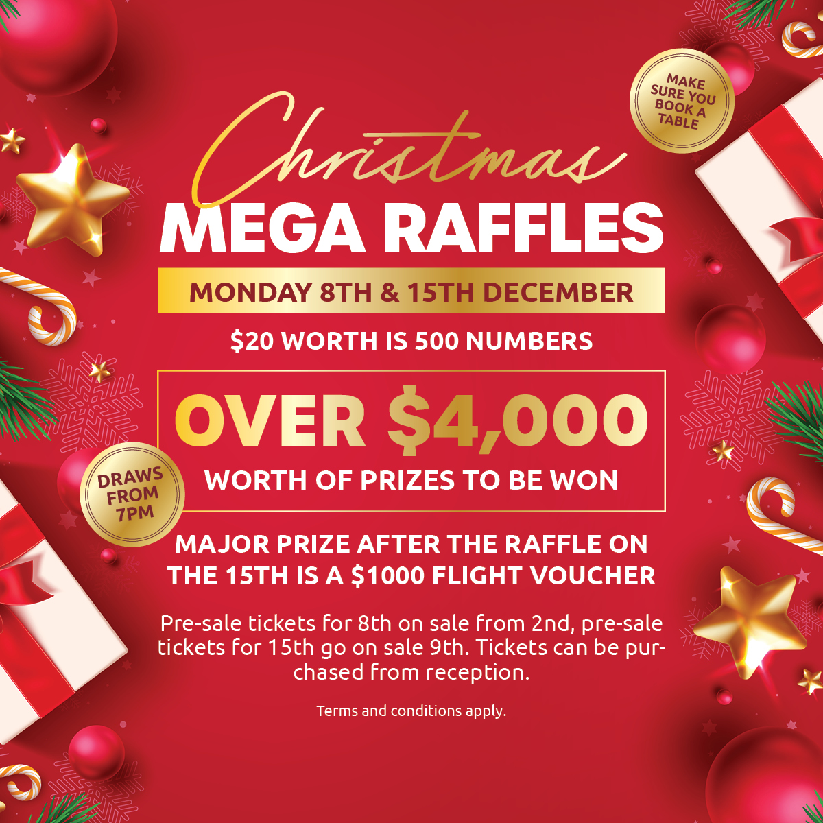 Christmas Mega Raffles