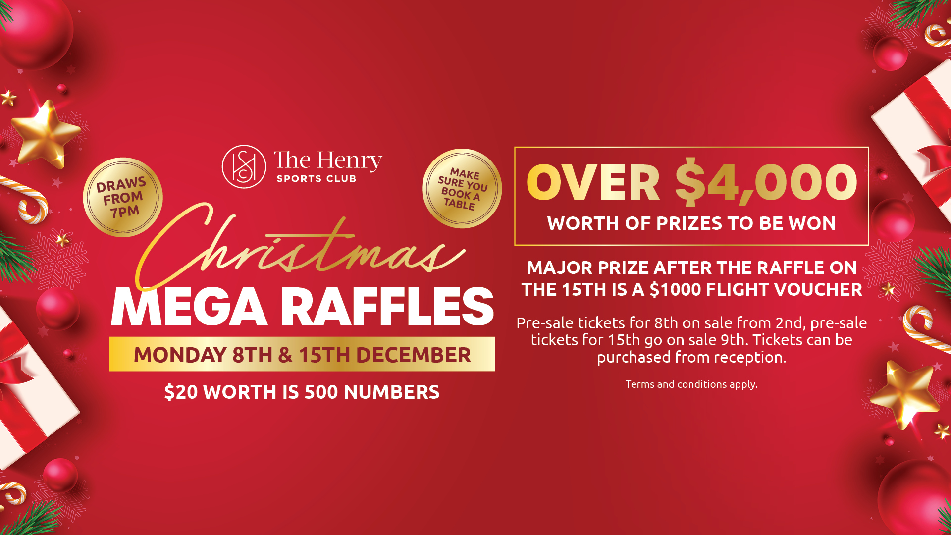 Christmas Mega Raffles