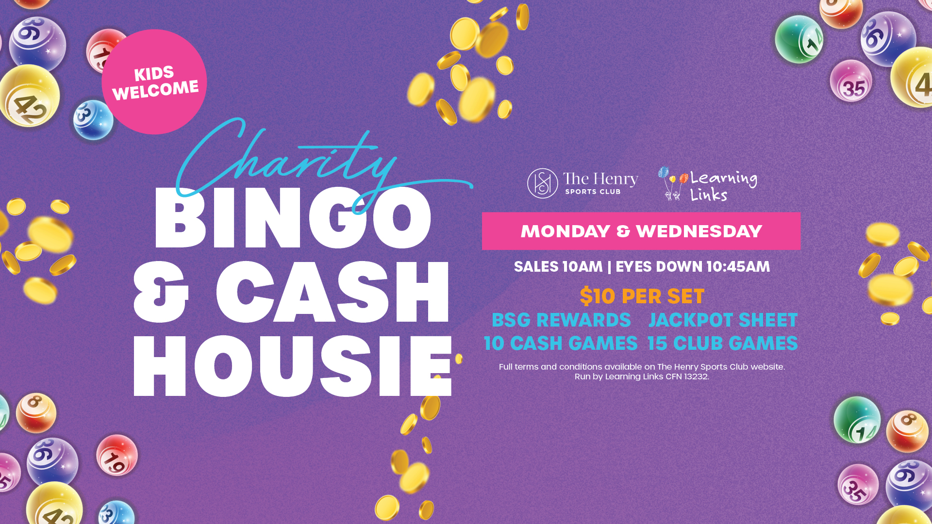 Charity Bingo & Cash Housie