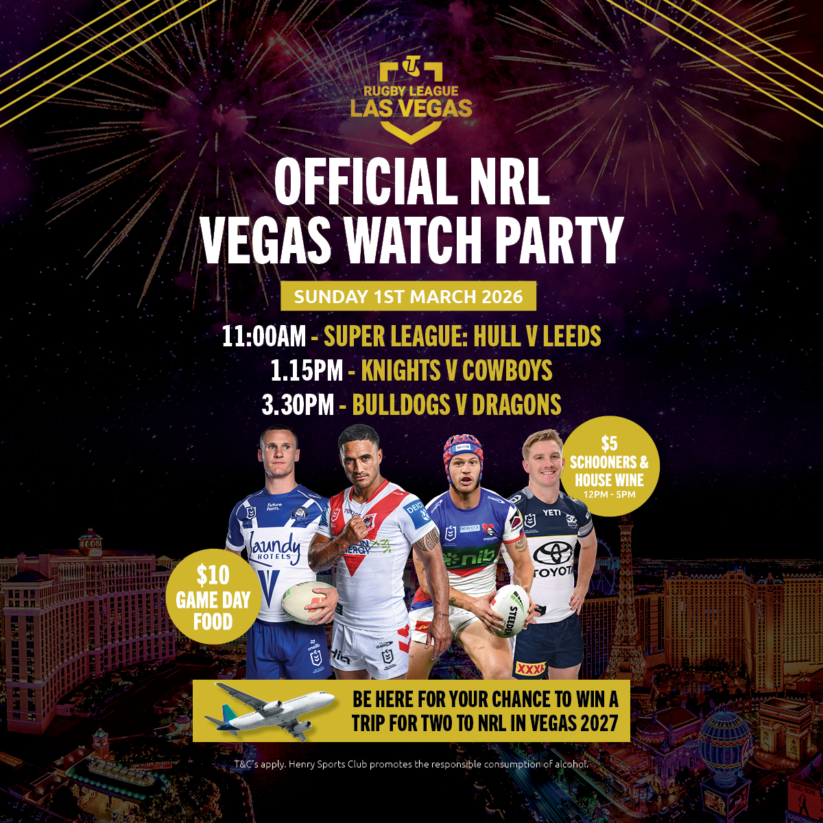 Official NRL Vegas Watch Party