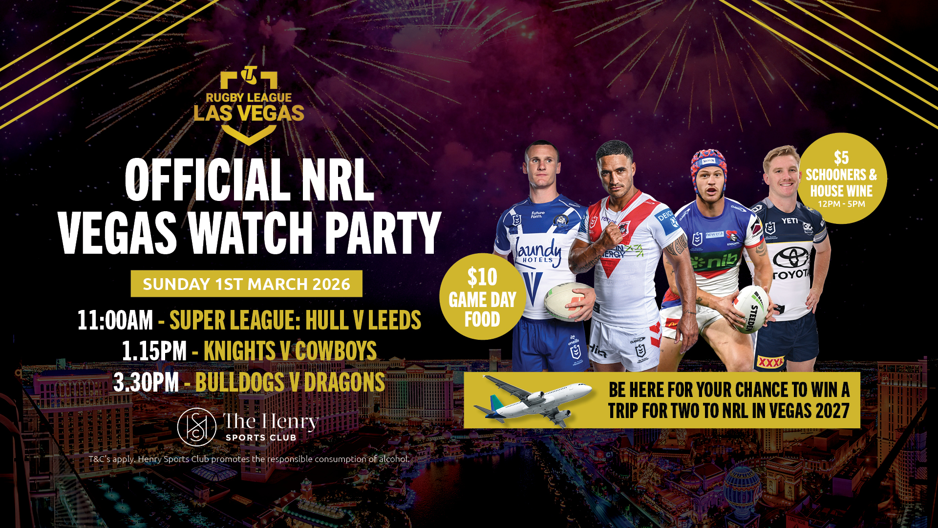 Official NRL Vegas Watch Party