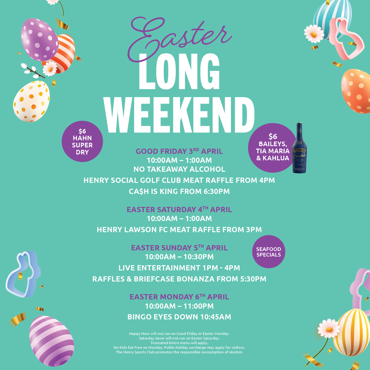 Easter Long Weekend