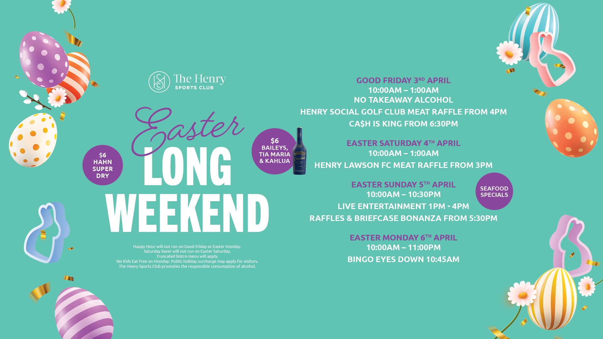 Easter Long Weekend