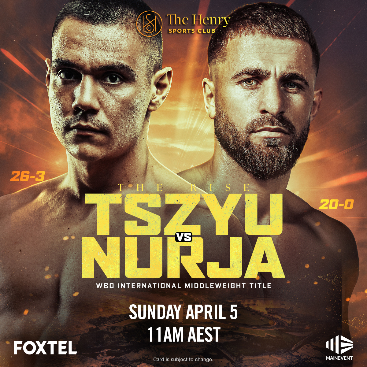 Tszyu v Nurja