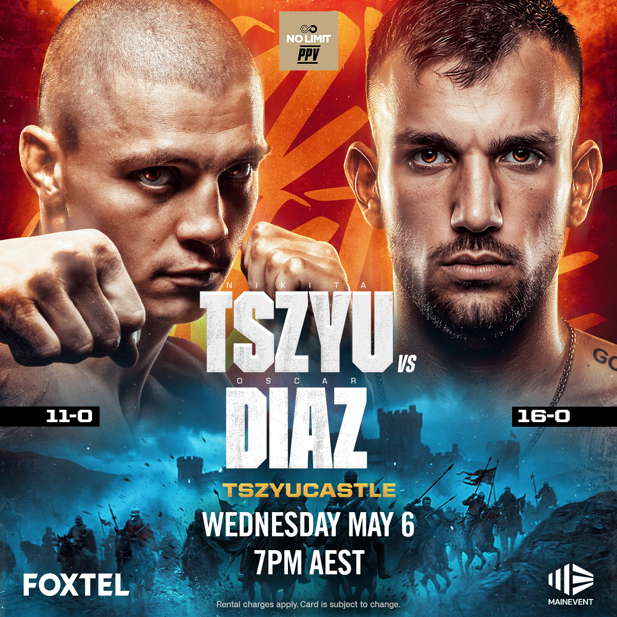 LIVE: Tszyu VS Diaz
