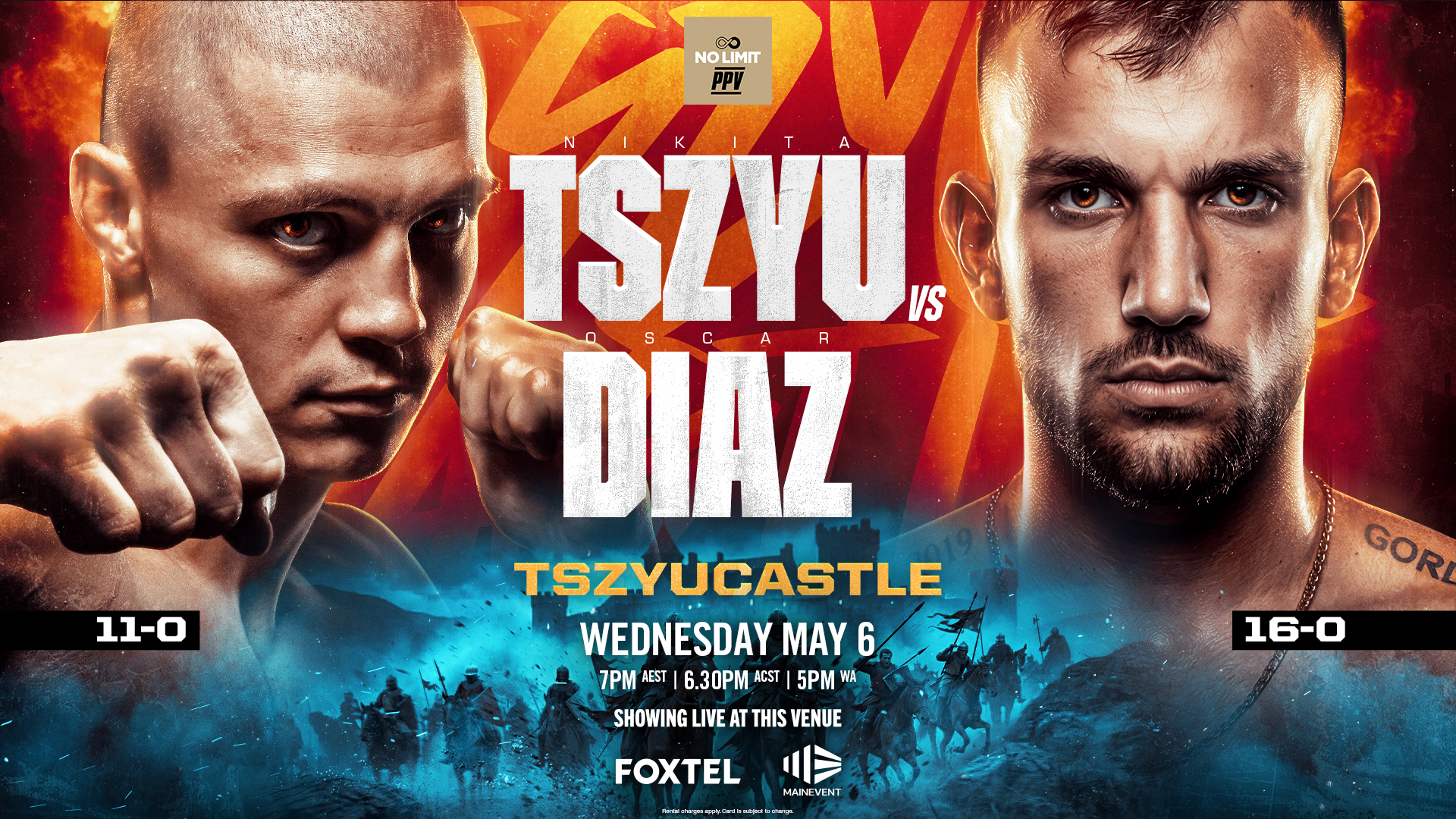 LIVE: Tszyu VS Diaz