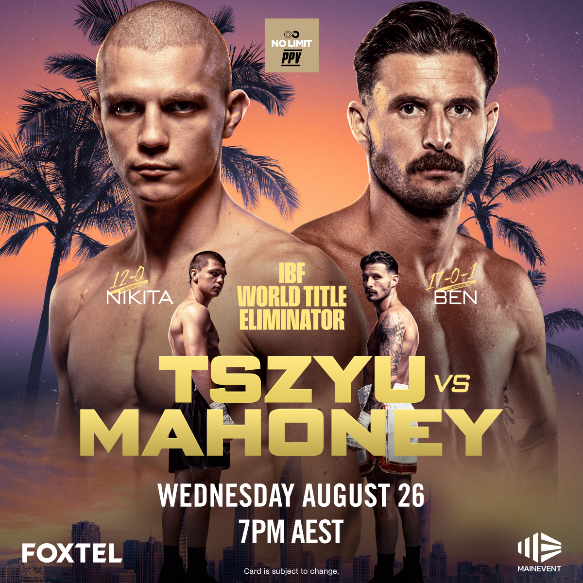 Tszyu vs Mahoney