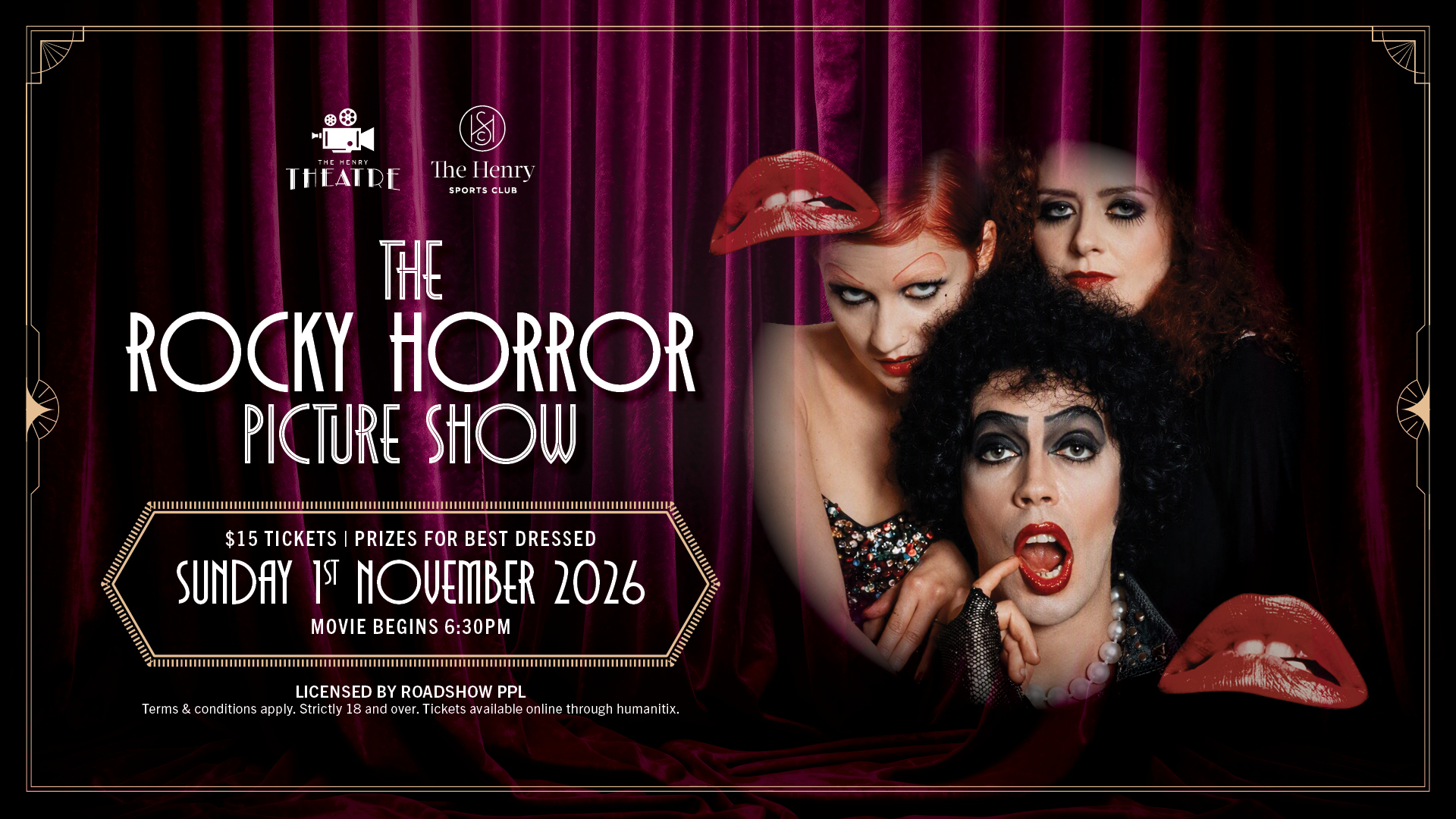 The Henry Theatre presents The Rocky Horror Picture Show