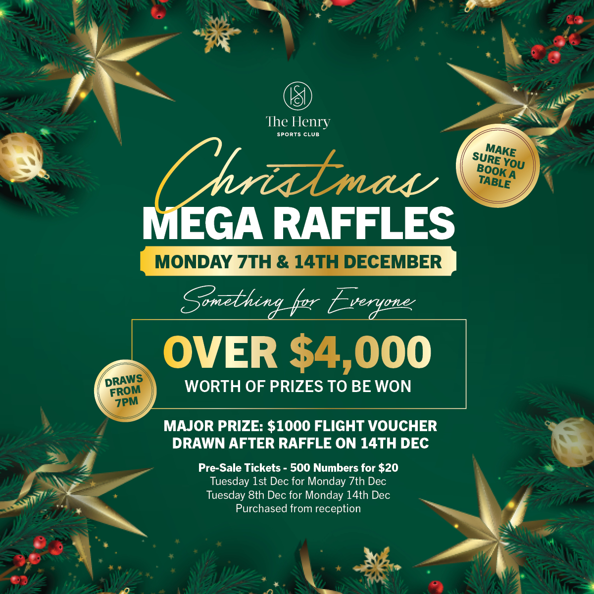 Christmas Mega Raffles