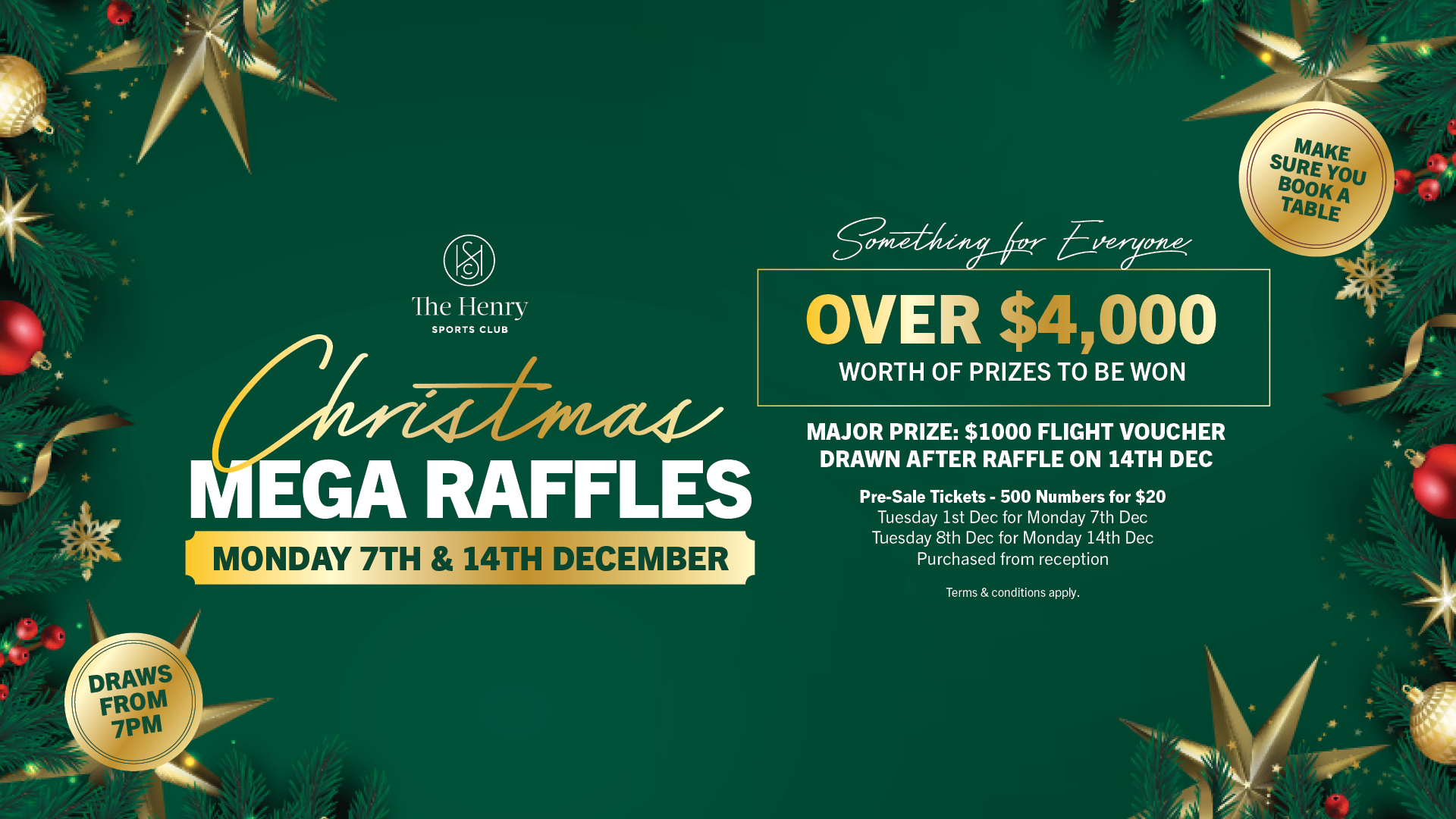 Christmas Mega Raffles