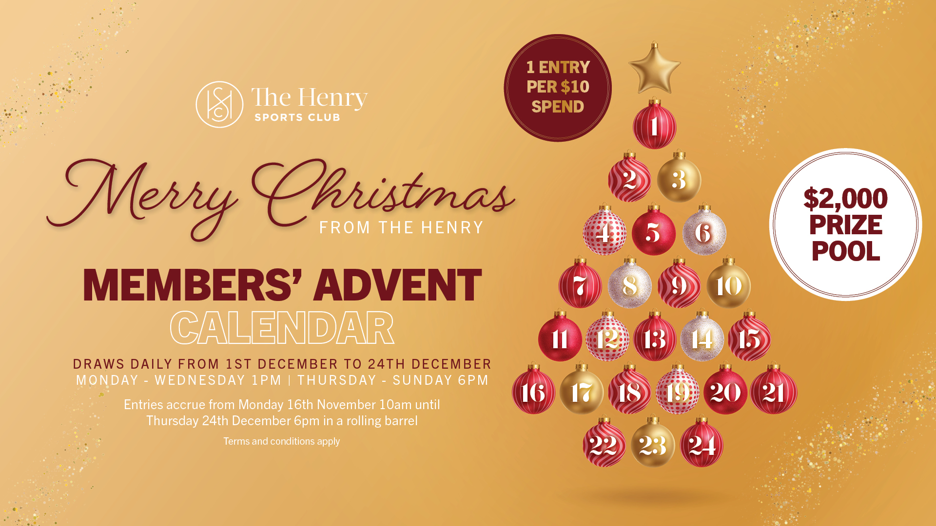 Members’ Advent Calendar